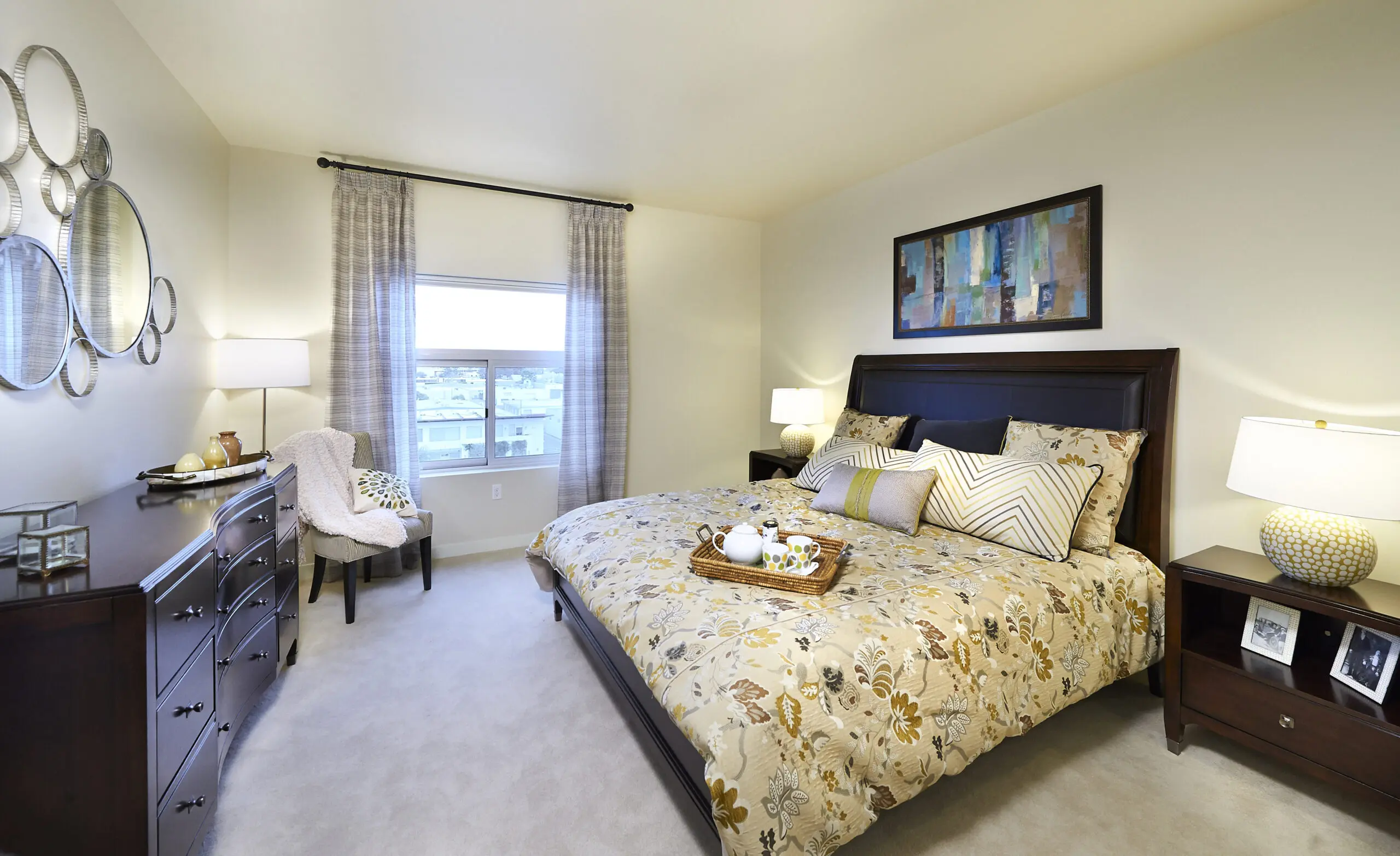 staged bedroom