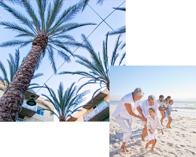 beach scenes