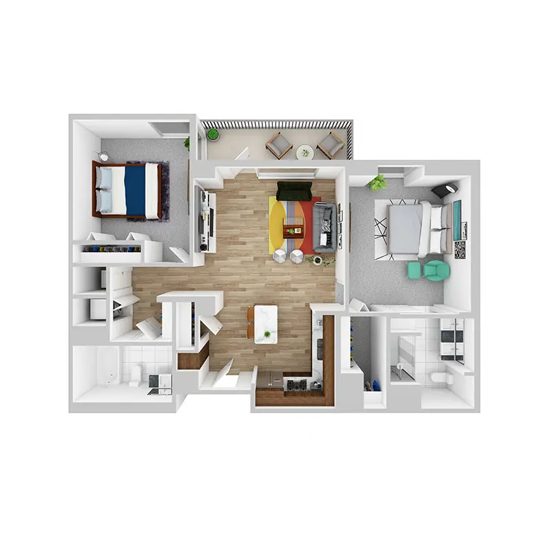 The Einstein floor plan
