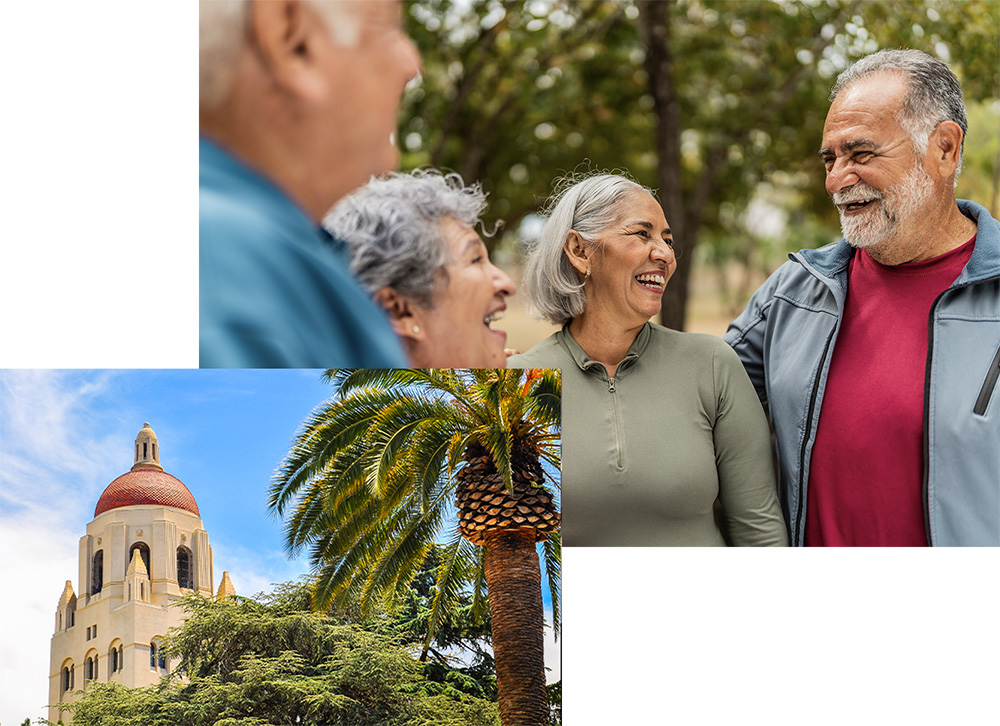 group of seniors traveling