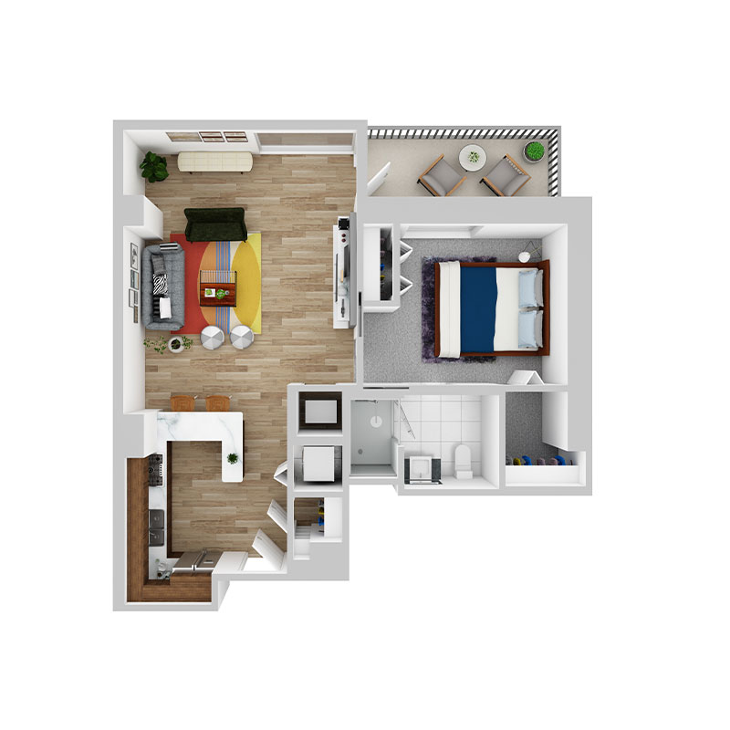 The Arbus floor plan