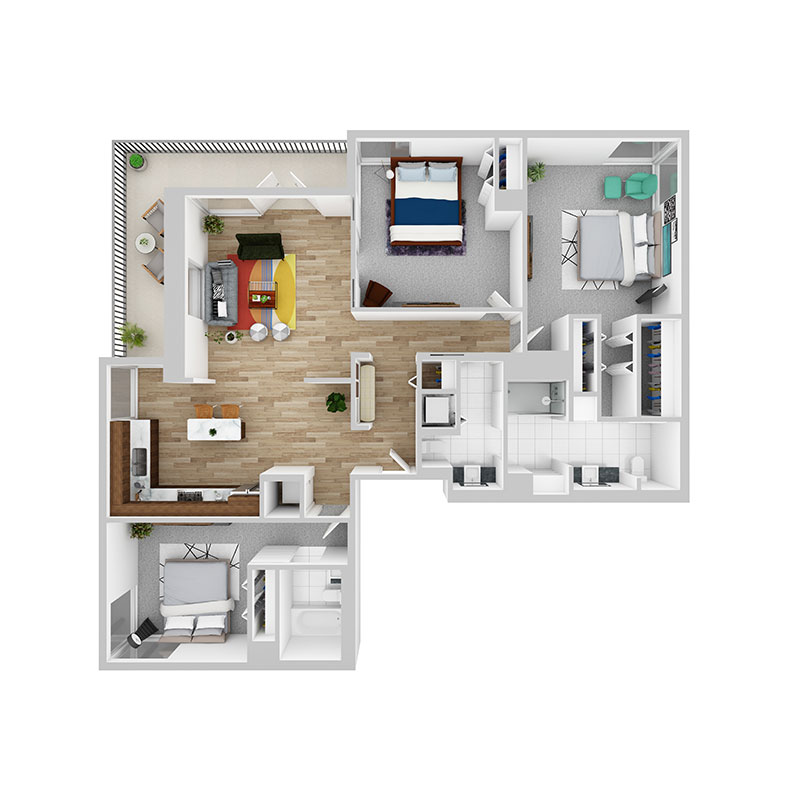 The Friedan floor plan
