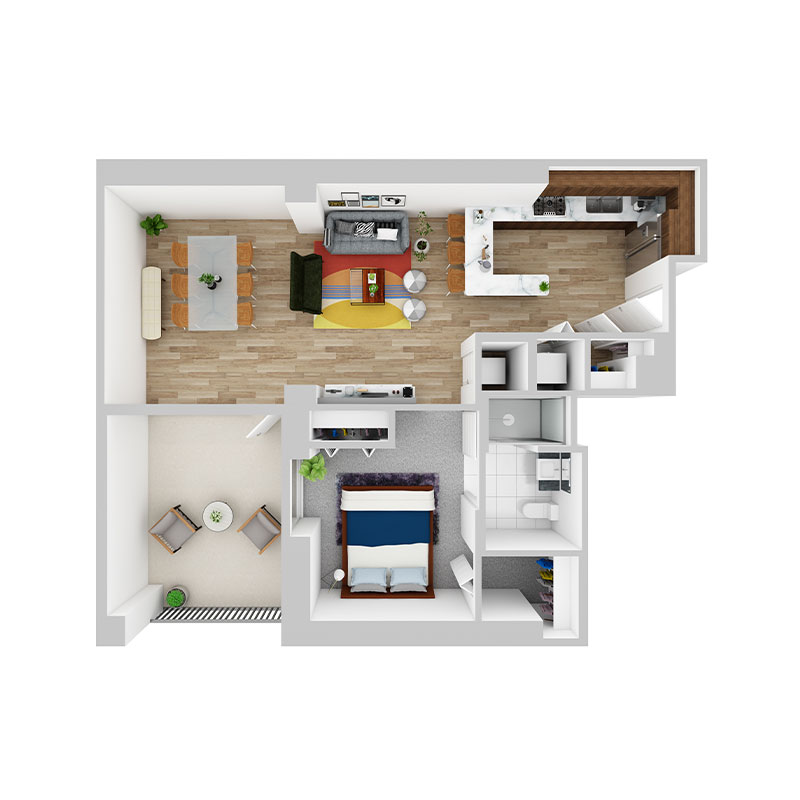 The Mahler floor plan